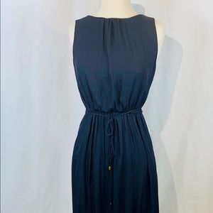 Zara Basic Dark Navy Maxi Dress